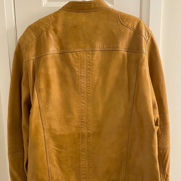 Brand New Tan Genuine leather mens jacket from Danier Leather - Picture 2 of 16